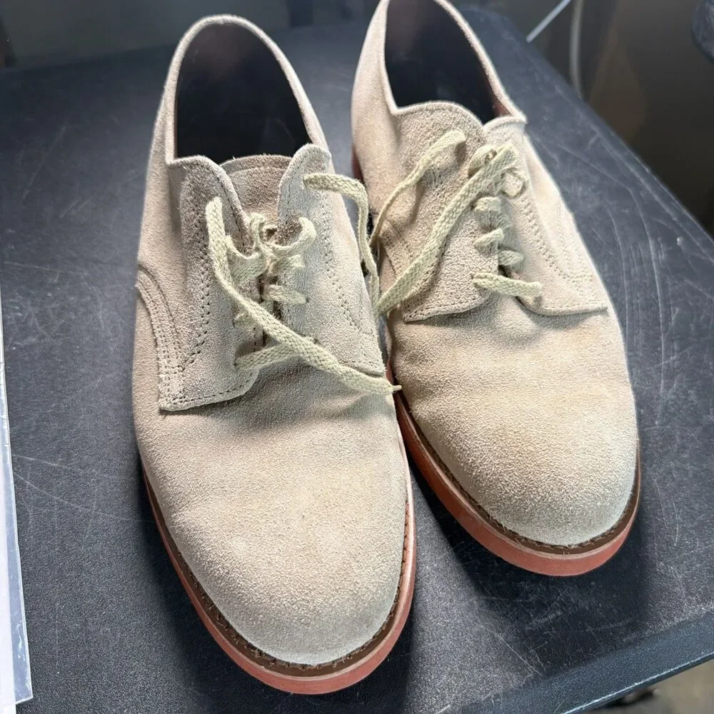 Jarman Size 13 D sand sueded leather
